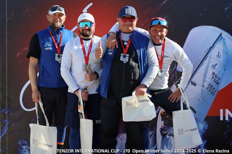 Tenzor International Cup - J/70 Open Winter Series - Stage 3 Day 3 - photo © Elena Razina