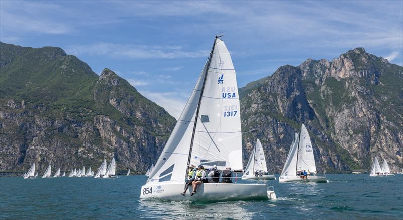 J/70 Mixed-Plus World Championship 2025 - Day 2 photo copyright J/70 Italian Class / Zerogradinord taken at Circolo Vela Torbole and featuring the J70 class