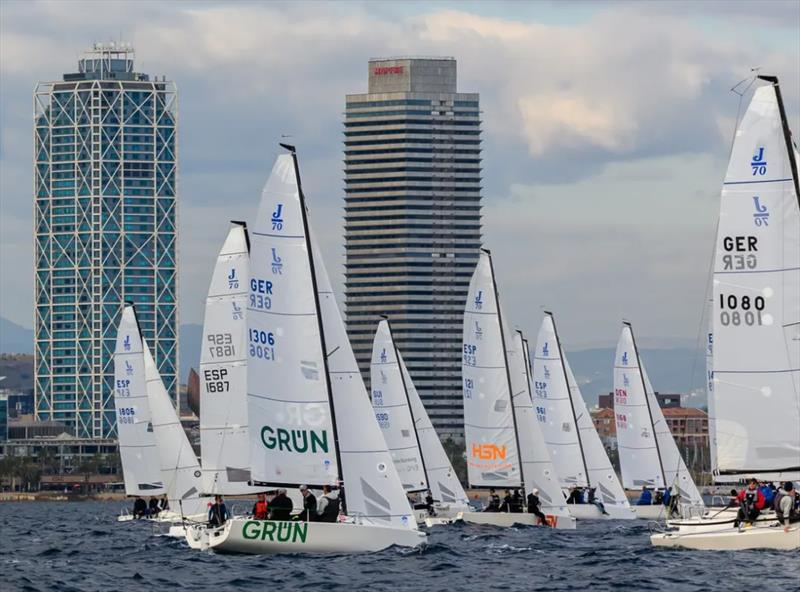 Barcelona J70 Winter Series Event 4 photo copyright Óscar Torveo taken at Real Club Nautico de Barcelona and featuring the J70 class