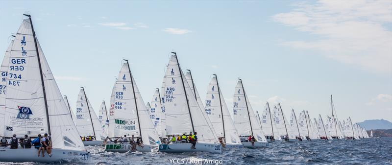 J/70 Open World Championship photo copyright Kurt Arrigo taken at Yacht Club Costa Smeralda and featuring the J70 class