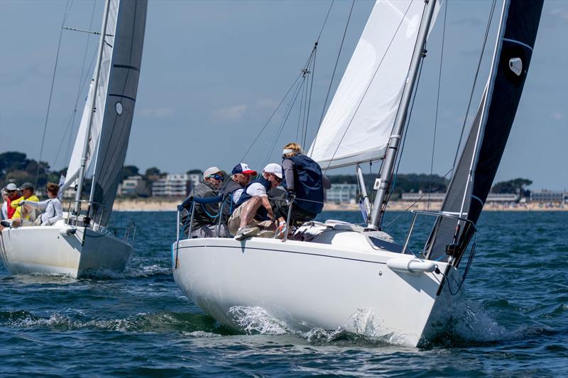 2024 International Paint Poole Regatta Day 1 photo copyright Ian Roman / International Paint Poole Regatta taken at Parkstone Yacht Club and featuring the J80 class