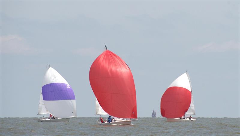 J/80 racecourse action on the waters of Lake Pontchartrain - photo © Southern Yacht Club
