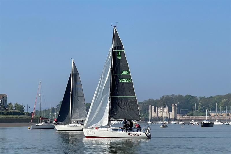 Why Not? - Medway YC Cruiser Spring Series race 2 photo copyright Ben Passmore taken at Medway Yacht Club and featuring the J92 class