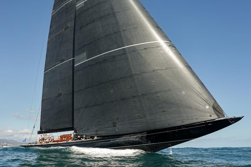 Rainbow at the J Class Barcelona Regatta photo copyright Sailing Energy taken at Real Club Nautico de Barcelona and featuring the J Class class