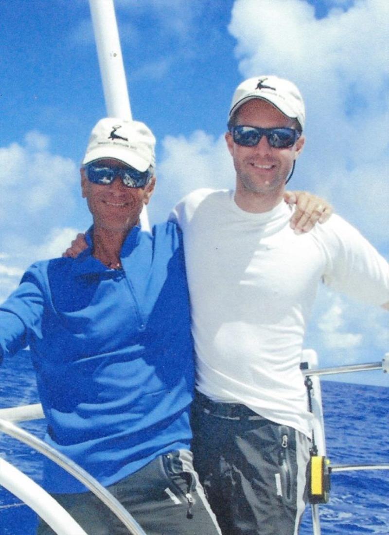 The father-son team of Glenn and Darren Walters have raced to Bermuda together before. photo copyright Bermuda Race Media taken at Royal Bermuda Yacht Club and featuring the Jeanneau class