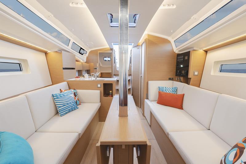 Jeanneau Sun Odyssey 350 - Main Saloon - photo © Antoine Guillou