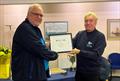 Mike Beckett wins an RYA Impact Award &copy; Hilly King