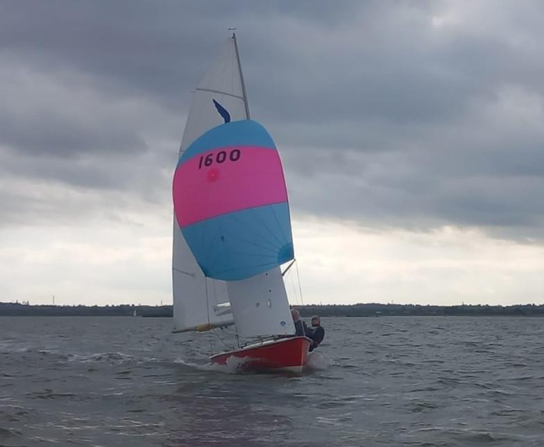 Paul and Sally Gray during the Kestrel Eastern Areas at Maylandsea Bay Sailing Club photo copyright Dean Saxton taken at Maylandsea Bay Sailing Club and featuring the Kestrel class