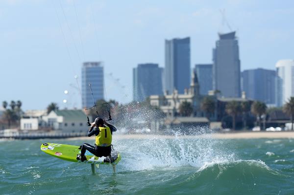 Ric Black on day 2 of ISAF Sailing World Cup Melbourne - photo © Sport the library / Jeff Crow