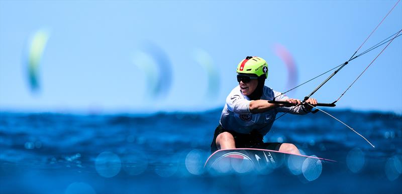 Unstopable Gian Stragiotti - 2024 Formula Kite Youth Worlds photo copyright IKA media/ Robert Hajduk taken at  and featuring the Kiteboarding class