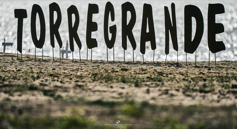 Torregrande is, over the years, a favorite kitefoiling destination - Formula Kite Youth European Championships, day 1 - photo © IKA Media / Robert Hajduk