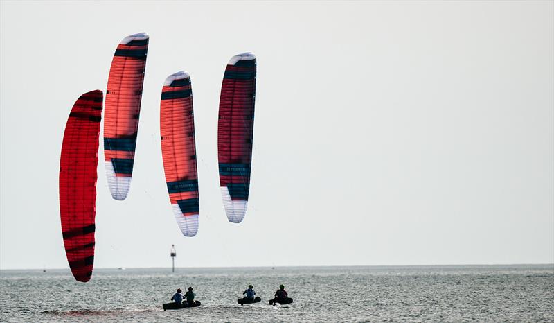 Super close 4-rider medal series races - 2024 Formula Kite Youth European Championships  - photo © IKA Media / Robert Hajduk