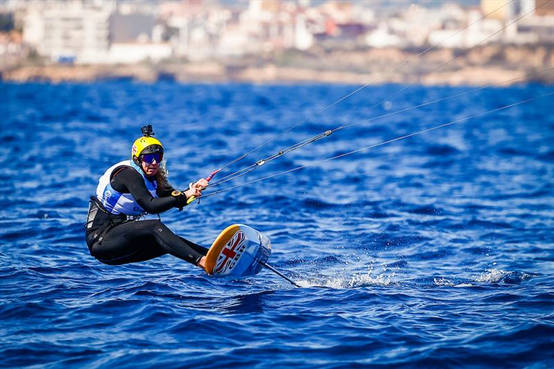 Eleanor Aldridge (GBR), Formula Kite Women Olympic Champion - photo © Sailing Energy / Trofeo Sofía Mallorca