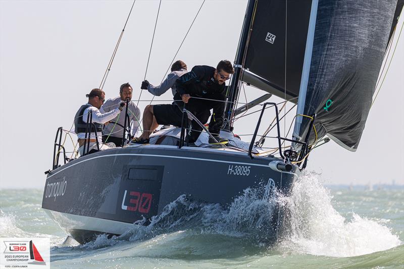 EUROSAF L30 Europeans 2021 photo copyright Cserta Gábor taken at Spartacus Sailing Club and featuring the L30 class