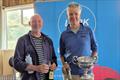 John Brickwood and Andy Hicks, first overall - Craftinsure Lark class Frank Carter trophy at Frensham Pond © Tom Clifford