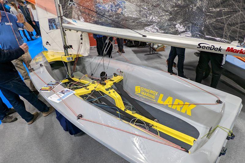 Lark class at the RYA Dinghy & Watersports Show 2022 photo copyright Mark Jardine / YachtsandYachting.com taken at RYA Dinghy Show and featuring the Lark class
