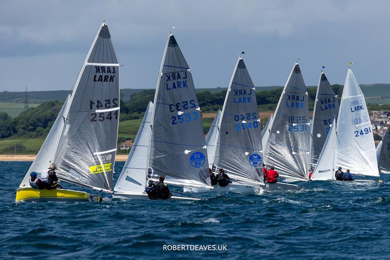 Musto Lark National Championships at Weymouth day 1 - photo © Robert Deaves / www.robertdeaves.uk