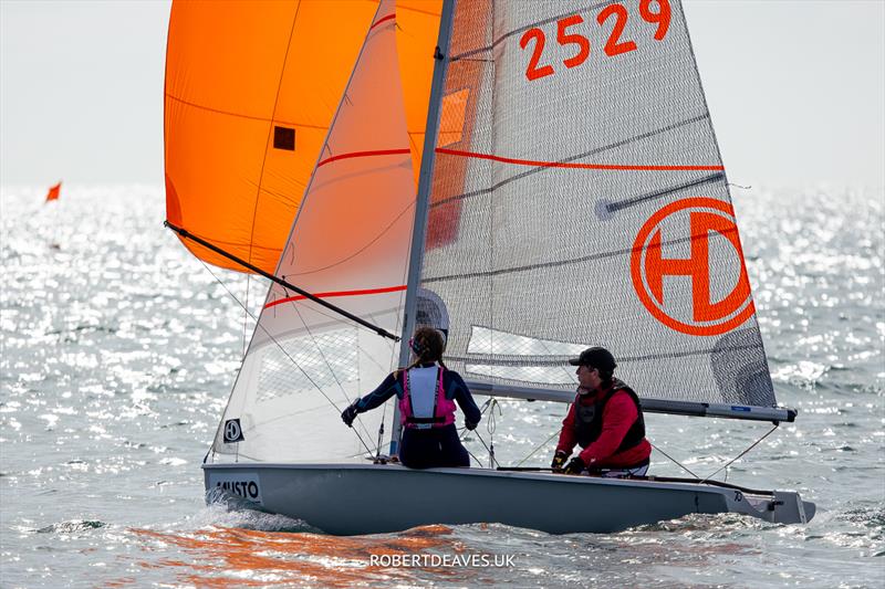 Musto Lark National Championships at Weymouth day 4 photo copyright Robert Deaves / www.robertdeaves.uk taken at Weymouth Sailing Club and featuring the Lark class