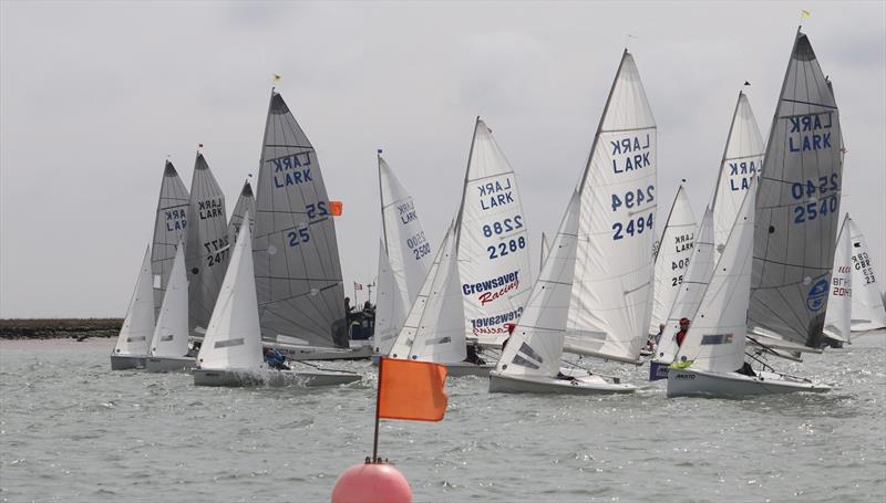 Larks at the Waldringfield Easter Egg 2025 photo copyright Alexis Smith taken at Waldringfield Sailing Club and featuring the Lark class