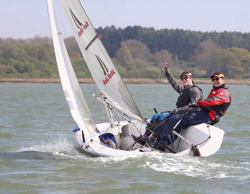Larks at the Waldringfield Easter Egg 2025 photo copyright Alexis Smith taken at Waldringfield Sailing Club and featuring the Lark class