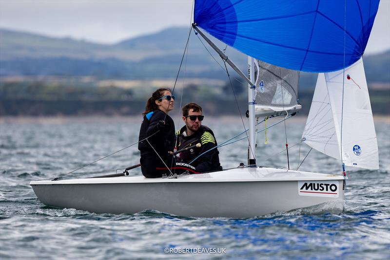 2025 Musto Lark Nationals at Abersoch Day 2 photo copyright Robert Deaves / www.robertdeaves.uk taken at South Caernarvonshire Yacht Club and featuring the Lark class