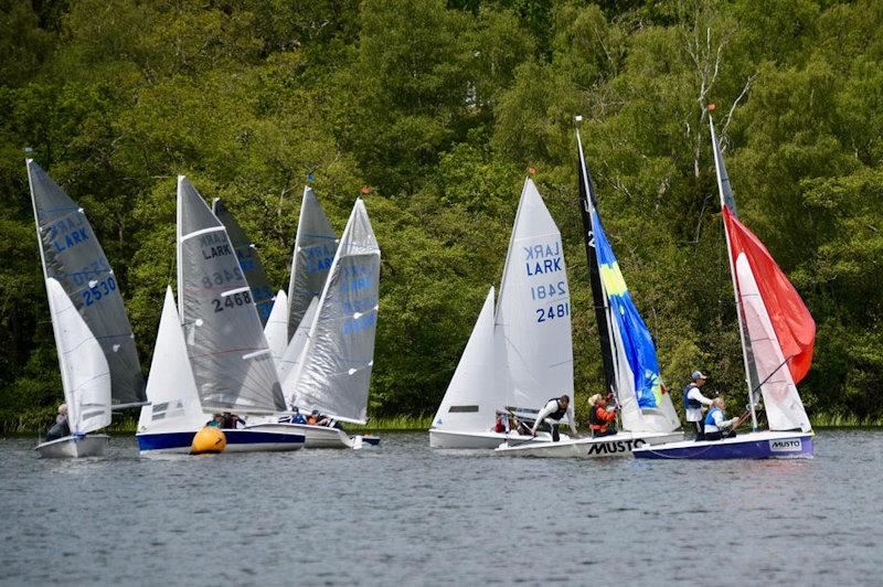 Lark Craftinsure Traveller's Series at Frensham photo copyright Jonathan Inglesfield taken at Frensham Pond Sailing Club and featuring the Lark class