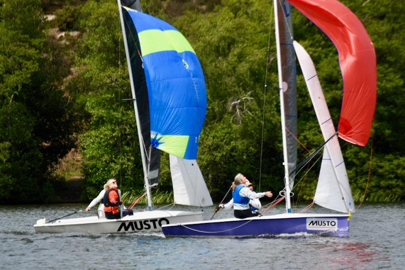 Lark Craftinsure Traveller's Series at Frensham photo copyright Jonathan Inglesfield taken at Frensham Pond Sailing Club and featuring the Lark class