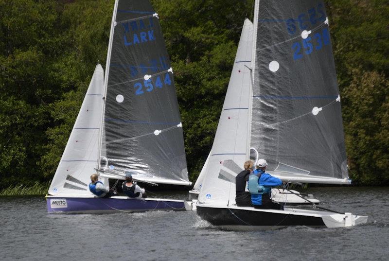 Lark Craftinsure Traveller's Series at Frensham photo copyright Jonathan Inglesfield taken at Frensham Pond Sailing Club and featuring the Lark class
