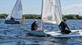 Oh so close - Race coaching with Adam Bowers at Oxford Sailing Club © Colin West