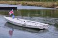 The book is launched, literally - Andrew Hill-Smith was the third person to sail around GB in a Laser dinghy © Shrink in the Drink