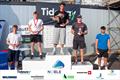 ILCA 7 Open Podium in the ILCA Nationals & Open Championships at Plas Heli © James Harle