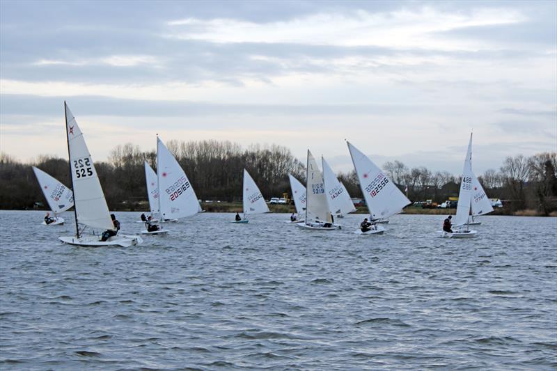 Day 2 of the Crewsaver Tipsy Icicle at Leigh & Lowton photo copyright Paul Allen taken at Leigh & Lowton Sailing Club and featuring the ILCA 7 class