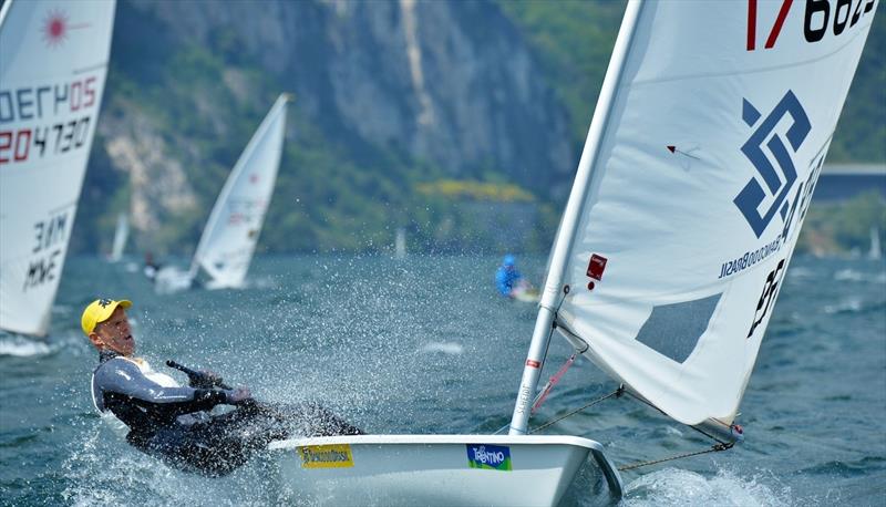 Garda Vela Trentino EUROSAF Champion Sailing Cup day 2 photo copyright Roberto Vuilleumier taken at Circolo Vela Arco and featuring the ILCA 7 class