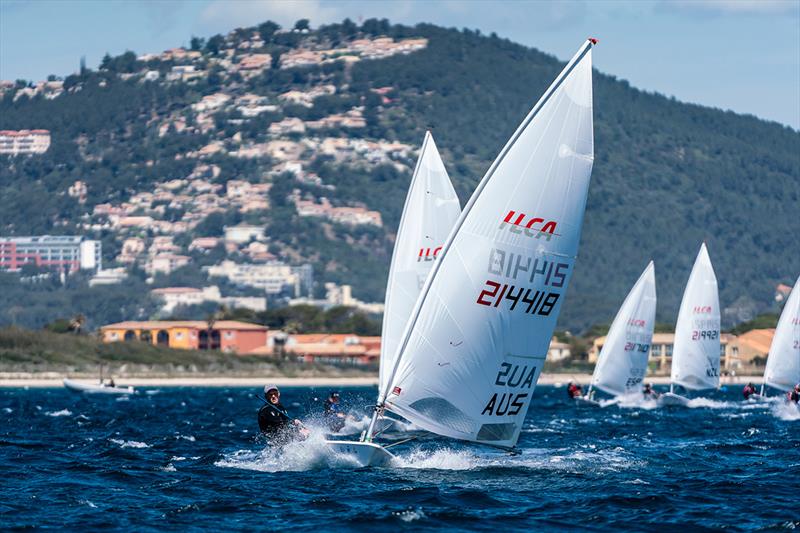 Finn Alexander with pace on - 2023 Hyeres Regatta - photo © Beau Outteridge / Australian Sailing Team