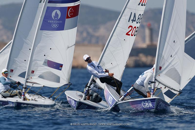 ILCA 7 - Olympic training - Marseille - Paris2024 Olympic Regatta - July 25, 2024 - photo © Gilles Martin-Raget