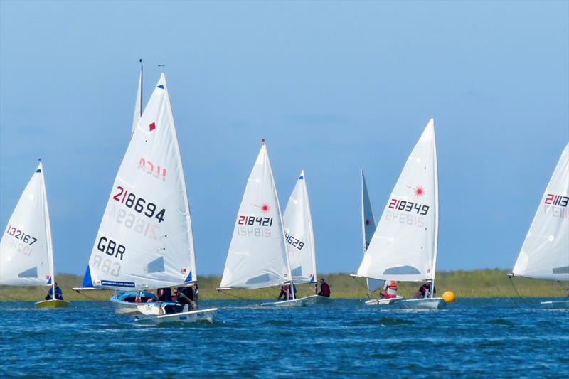 ILCA open meeting at Overy Staithe photo copyright Bernard Clark taken at Overy Staithe Sailing Club and featuring the ILCA 7 class