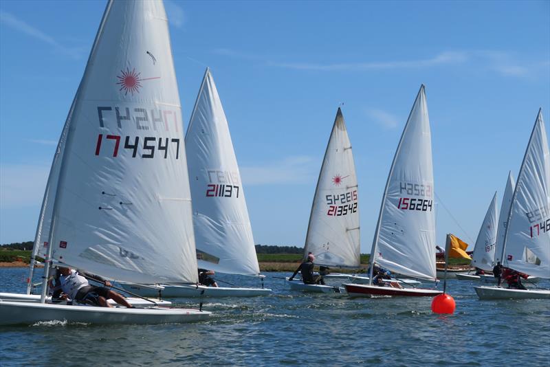 ILCA open meeting at Overy Staithe photo copyright Bernard Clark taken at Overy Staithe Sailing Club and featuring the ILCA 7 class