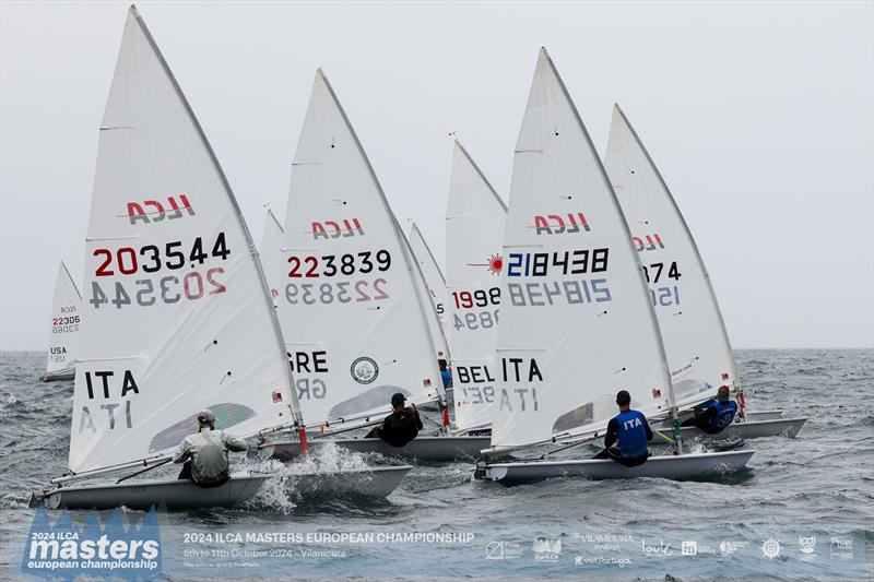 ILCA Masters Europeans at Vilamoura, Portugal Day 1 photo copyright Prow Media taken at Vilamoura Sailing and featuring the ILCA 7 class