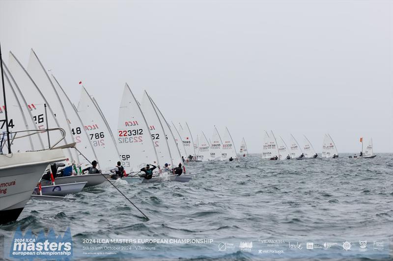 ILCA Masters Europeans at Vilamoura, Portugal Day 1 photo copyright Prow Media taken at Vilamoura Sailing and featuring the ILCA 7 class