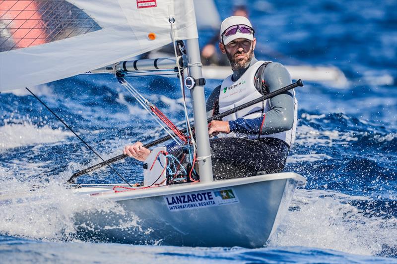 Pavlos Kontides back on the Olympic trail for a sixth time - photo © Sailing Energy / Lanzarote Sailing Center