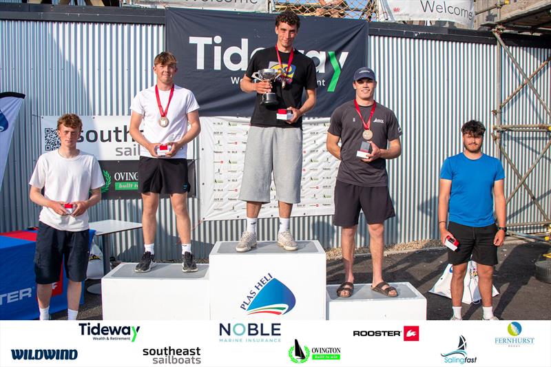 ILCA 7 Open Podium in the ILCA Nationals & Open Championships at Plas Heli - photo © James Harle