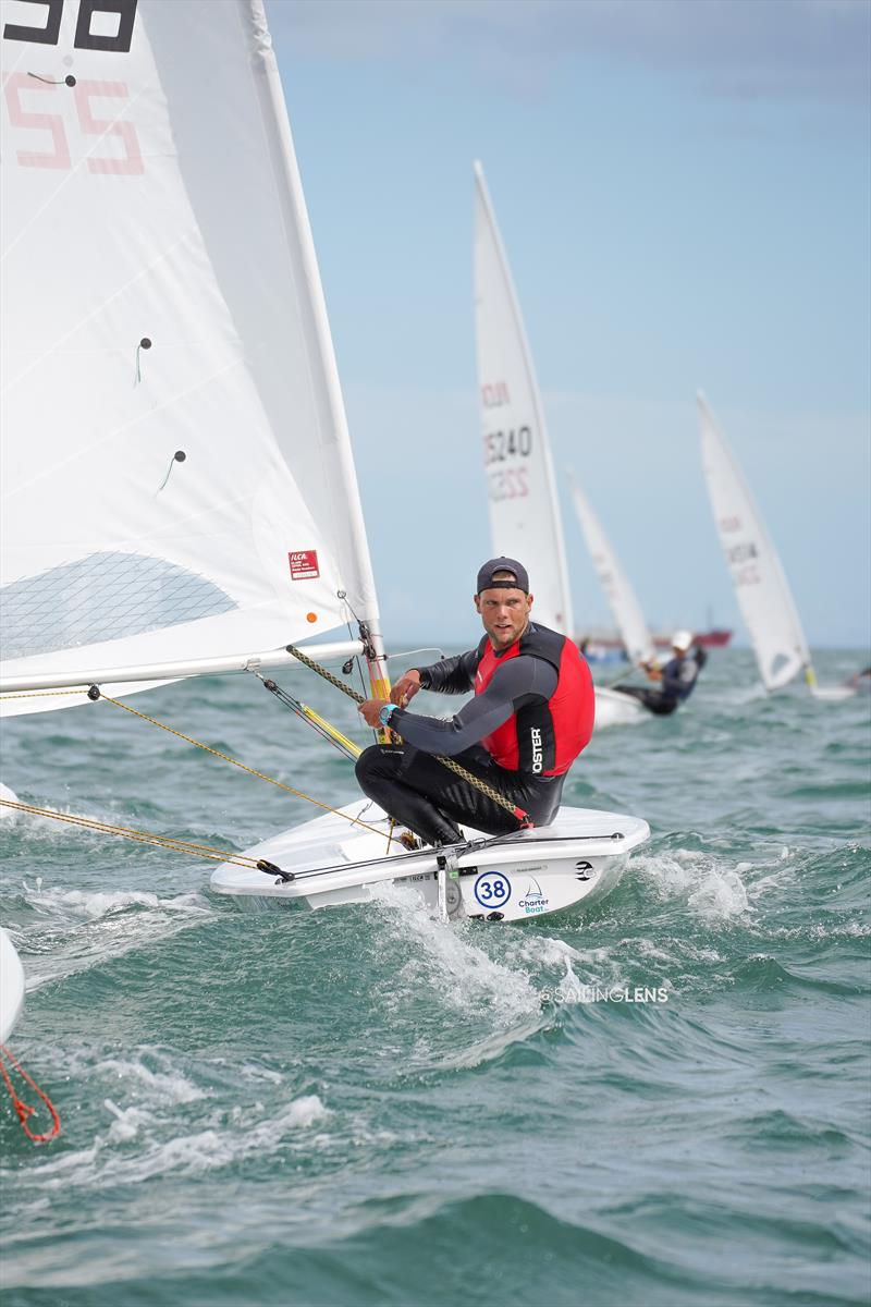 Silver for Isaac Schotte at the 2025 ILCA Under-21 World Championships - photo © Sailing Lens