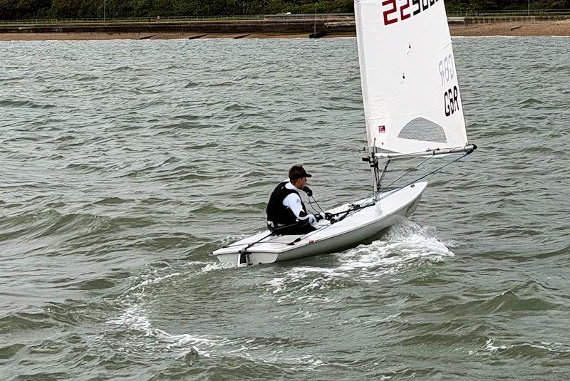 Rooster ILCA open meeting at Stokes Bay photo copyright SBSC taken at Stokes Bay Sailing Club and featuring the ILCA 7 class