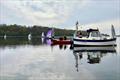 Flat calm - West Country Boat Repairs 2000 class Millennium Series and Welsh Championships at Llandegfedd © LSC