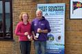 Peter Vincent and Kirsten Glen, second overall - West Country Boat Repairs 2000 class Millennium Series at Castle Cove © Jay Whitehead