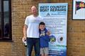 Ben and Sam/Tristan Pascoe, third overall - West Country Boat Repairs 2000 class Millennium Series at Castle Cove © Jay Whitehead