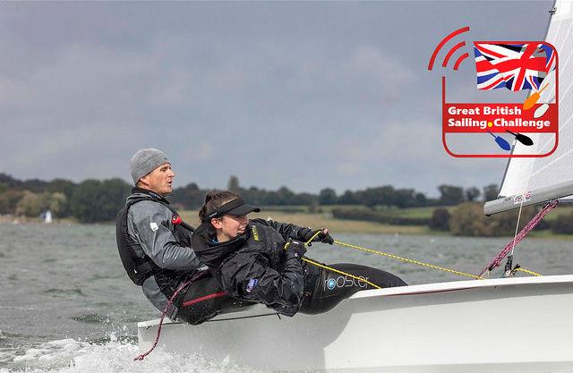 Simon Horsfield & Katie Burridge win the Great British Sailing Challenge Final at Rutland - photo © Tim Olin / www.olinphoto.co.uk