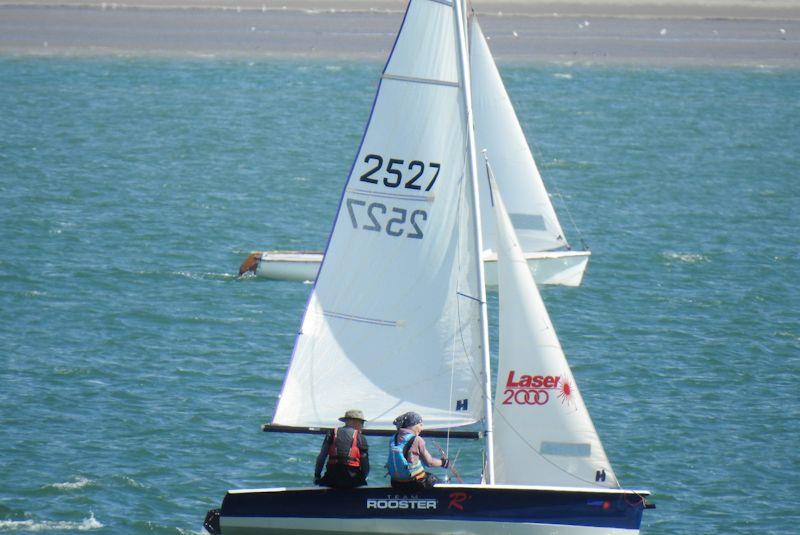 Stan van den Berg and Sheena finish 3rd on the last race - Menai Strait Regattas photo copyright Ian Bradley taken at Royal Welsh Yacht Club and featuring the 2000 class