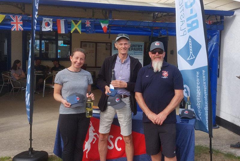 Mark Foley and Ellie Parle, second overall - West Country Boat Repairs 2000 class Millennium Series round 5 at Stone photo copyright Pete Vincent taken at Stone Sailing Club and featuring the 2000 class