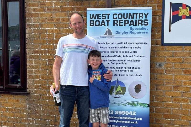 Ben and Sam/Tristan Pascoe, third overall - West Country Boat Repairs 2000 class Millennium Series at Castle Cove photo copyright Jay Whitehead taken at Castle Cove Sailing Club and featuring the 2000 class